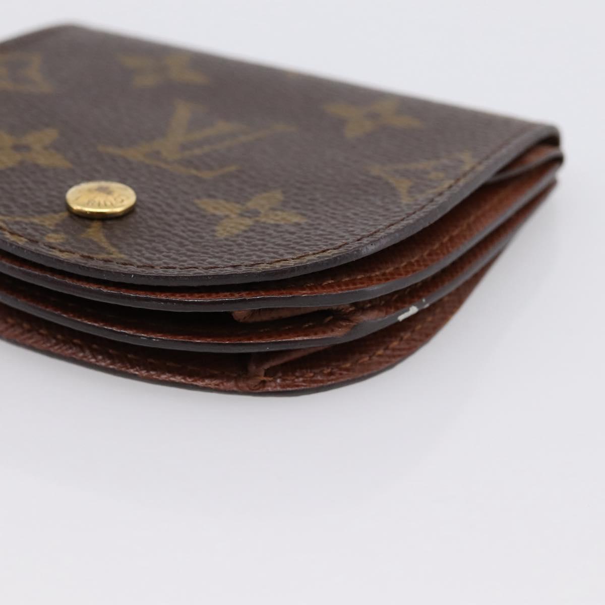 LOUIS VUITTON Monogram Porte Monnaie Guze Coin Purse M61970 LV Auth 194477A