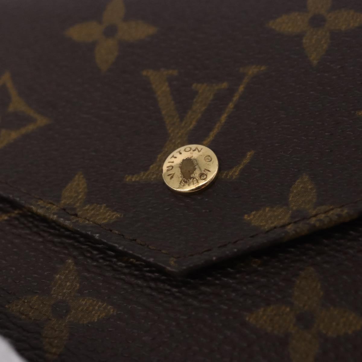 LOUIS VUITTON Monogram Portefeuille Victorine Wallet M62360 LV Auth 194488A