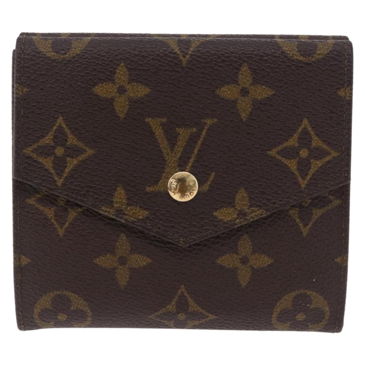 LOUIS VUITTON Monogram Portefeuille Victorine Wallet M62360 LV Auth 194488A