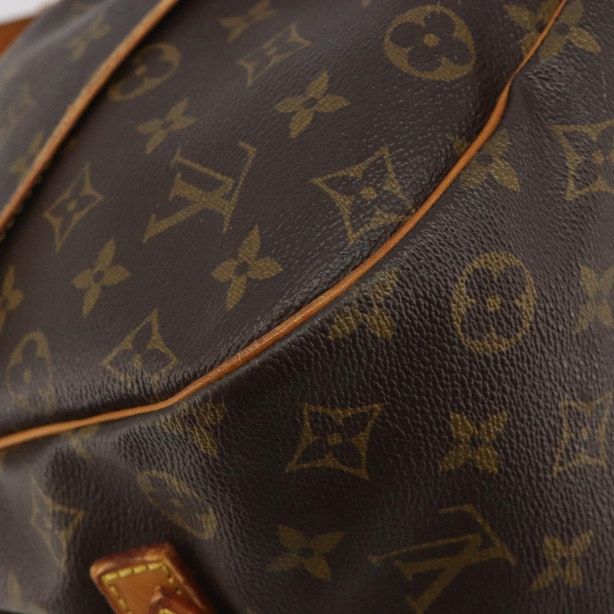 LOUIS VUITTON Monogram Saumur 35 Shoulder Bag M42254 LV Auth 194554