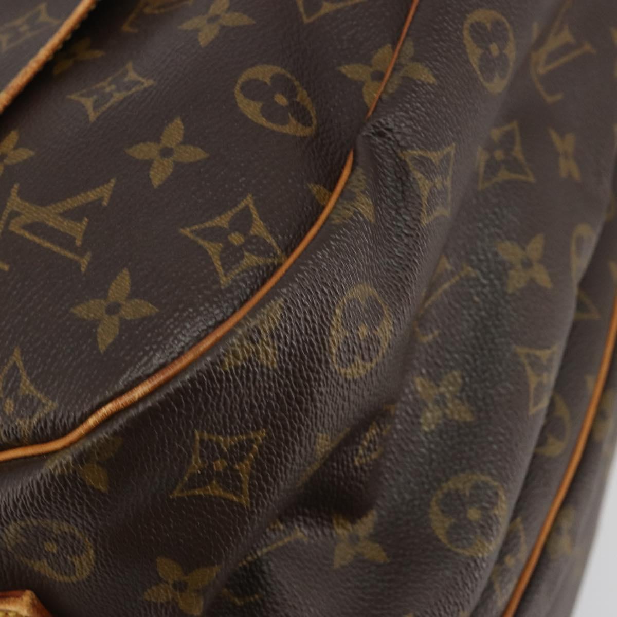 LOUIS VUITTON Monogram Saumur 35 Shoulder Bag M42254 LV Auth 194554