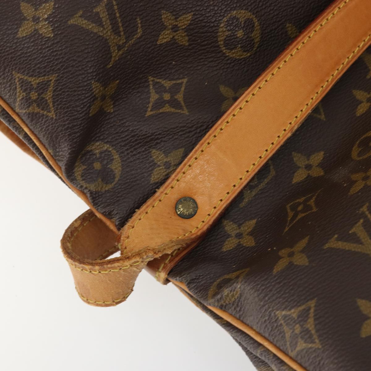 LOUIS VUITTON Monogram Saumur 35 Shoulder Bag M42254 LV Auth 194554