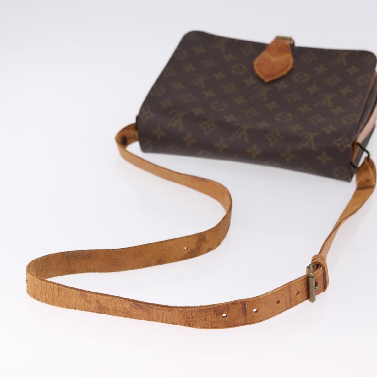 LOUIS VUITTON Monogram Cartouchiere GM Shoulder Bag M51252 LV Auth 194556