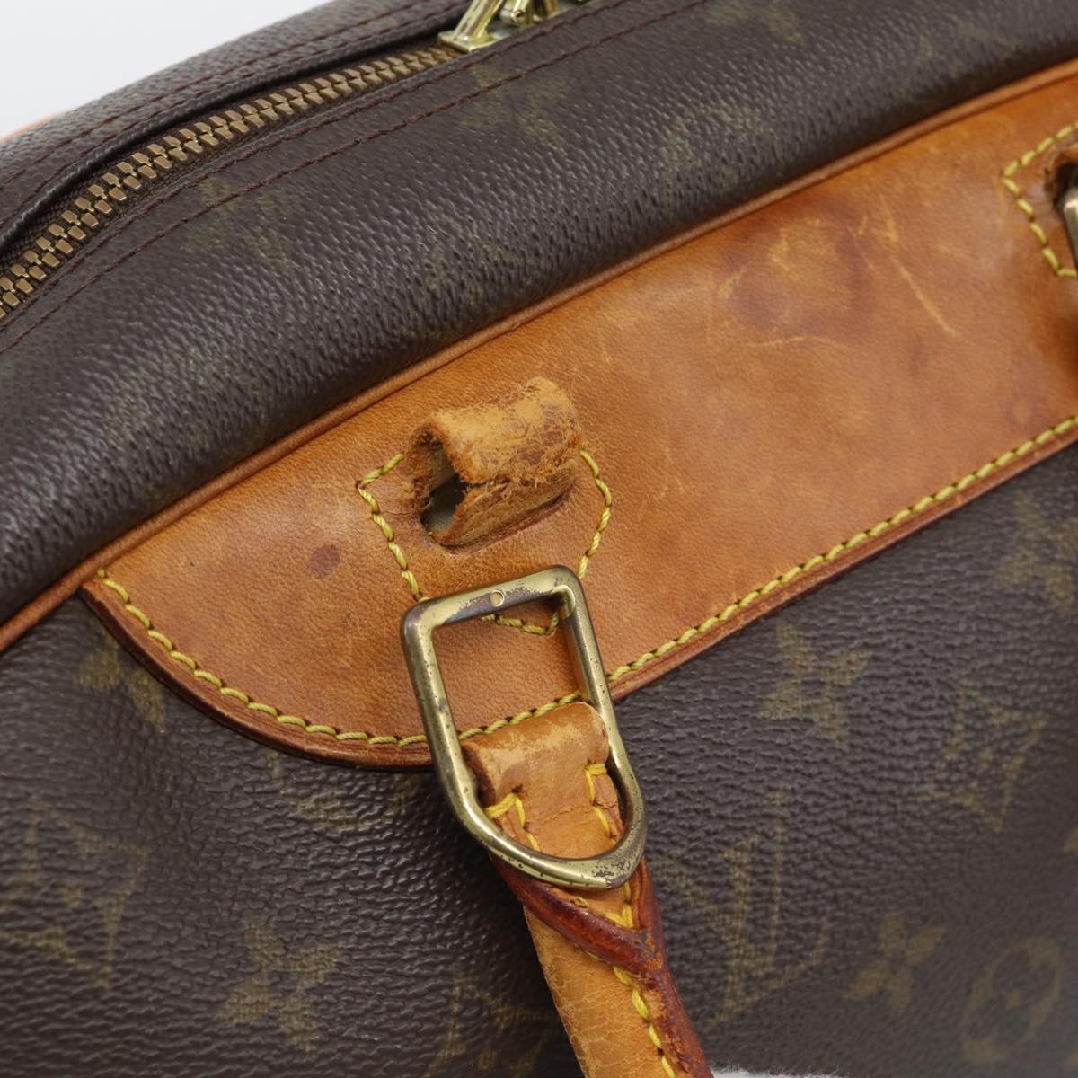LOUIS VUITTON Monogram Deauville Hand Bag M47270 LV Auth 194557