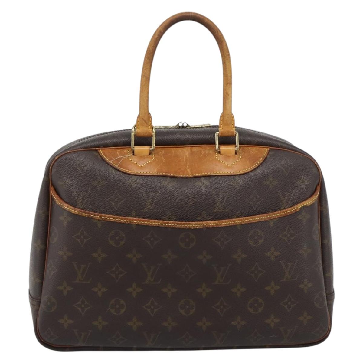LOUIS VUITTON Monogram Deauville Hand Bag M47270 LV Auth 194557