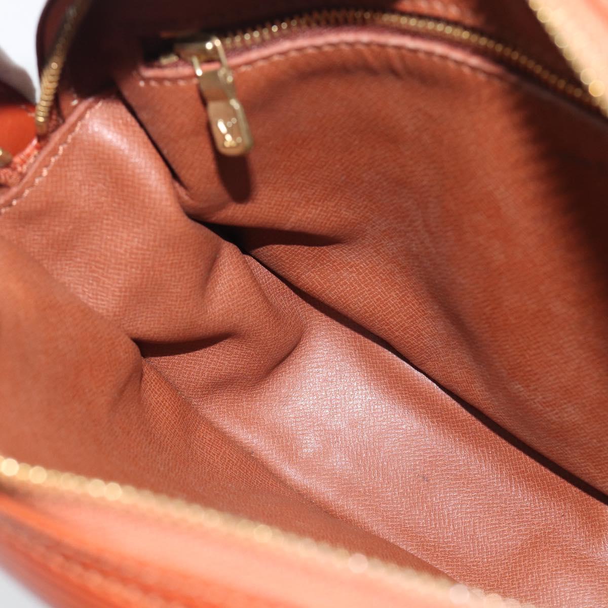 LOUIS VUITTON Epi Jeune Fille MM Shoulder Bag Brown M52153 LV Auth 194559