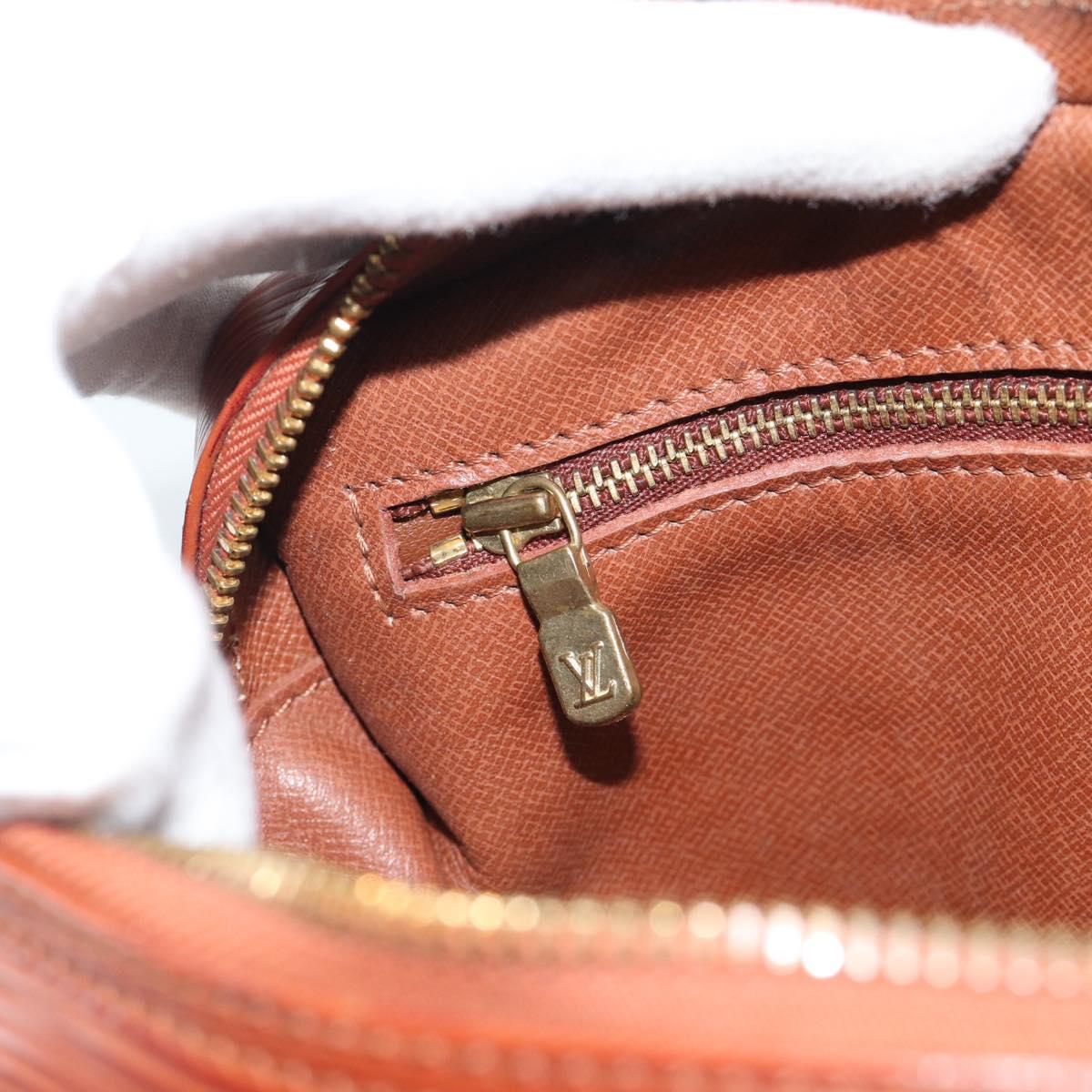 LOUIS VUITTON Epi Jeune Fille MM Shoulder Bag Brown M52153 LV Auth 194559