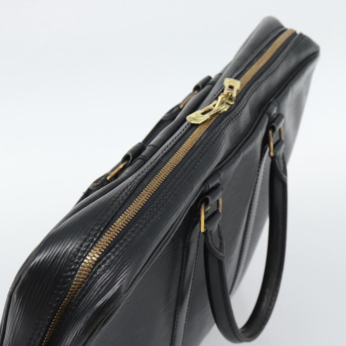 LOUIS VUITTON Epi Porte Documents Voyage Business Bag Black M40321 Auth 194561