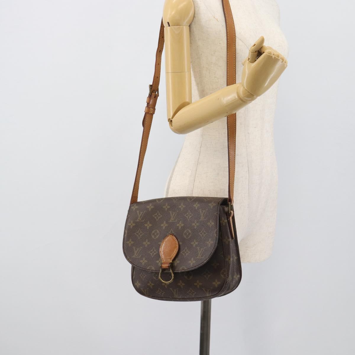 LOUIS VUITTON Monogram Saint Cloud GM Shoulder Bag M51242 LV Auth 194563