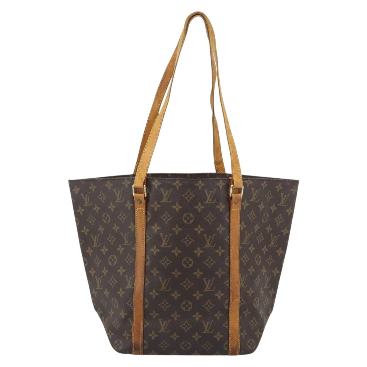 LOUIS VUITTON Monogram Sac Shopping Tote Bag M51108 LV Auth 194564