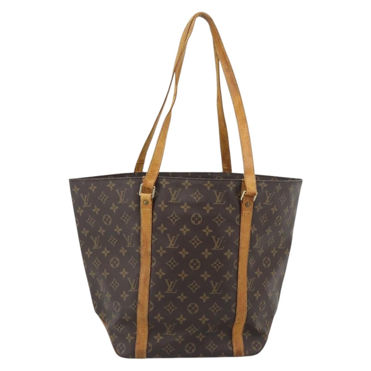 LOUIS VUITTON Monogram Sac Shopping Tote Bag M51108 LV Auth 194564