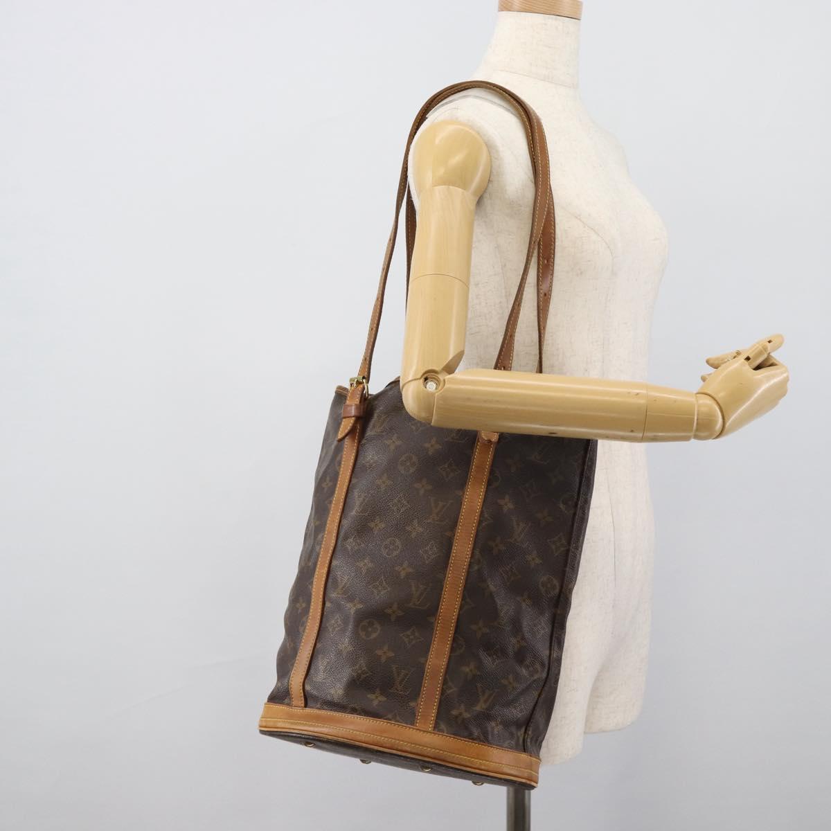 LOUIS VUITTON Monogram Bucket GM Shoulder Bag M42236 LV Auth 194566