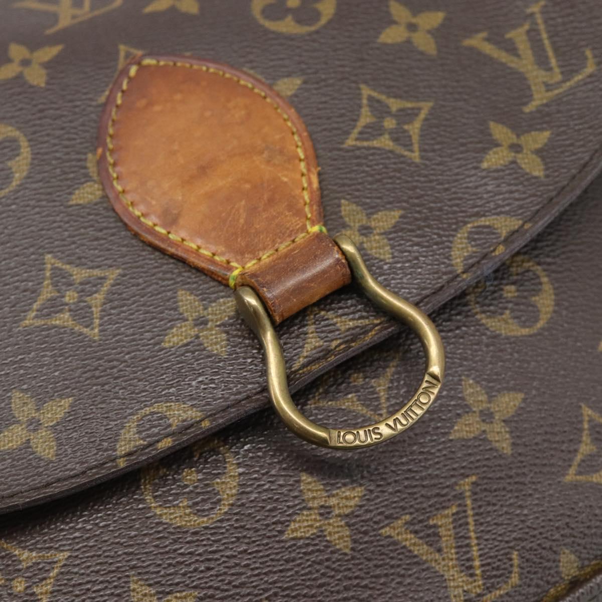 LOUIS VUITTON Monogram Saint Cloud GM Shoulder Bag M51242 LV Auth 194571