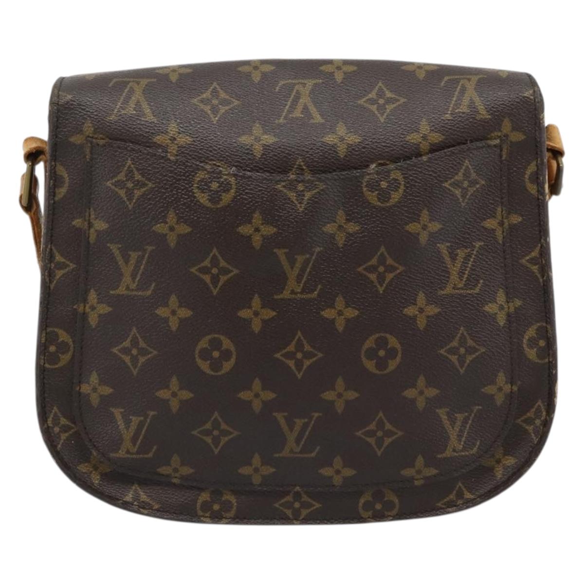 LOUIS VUITTON Monogram Saint Cloud GM Shoulder Bag M51242 LV Auth 194571