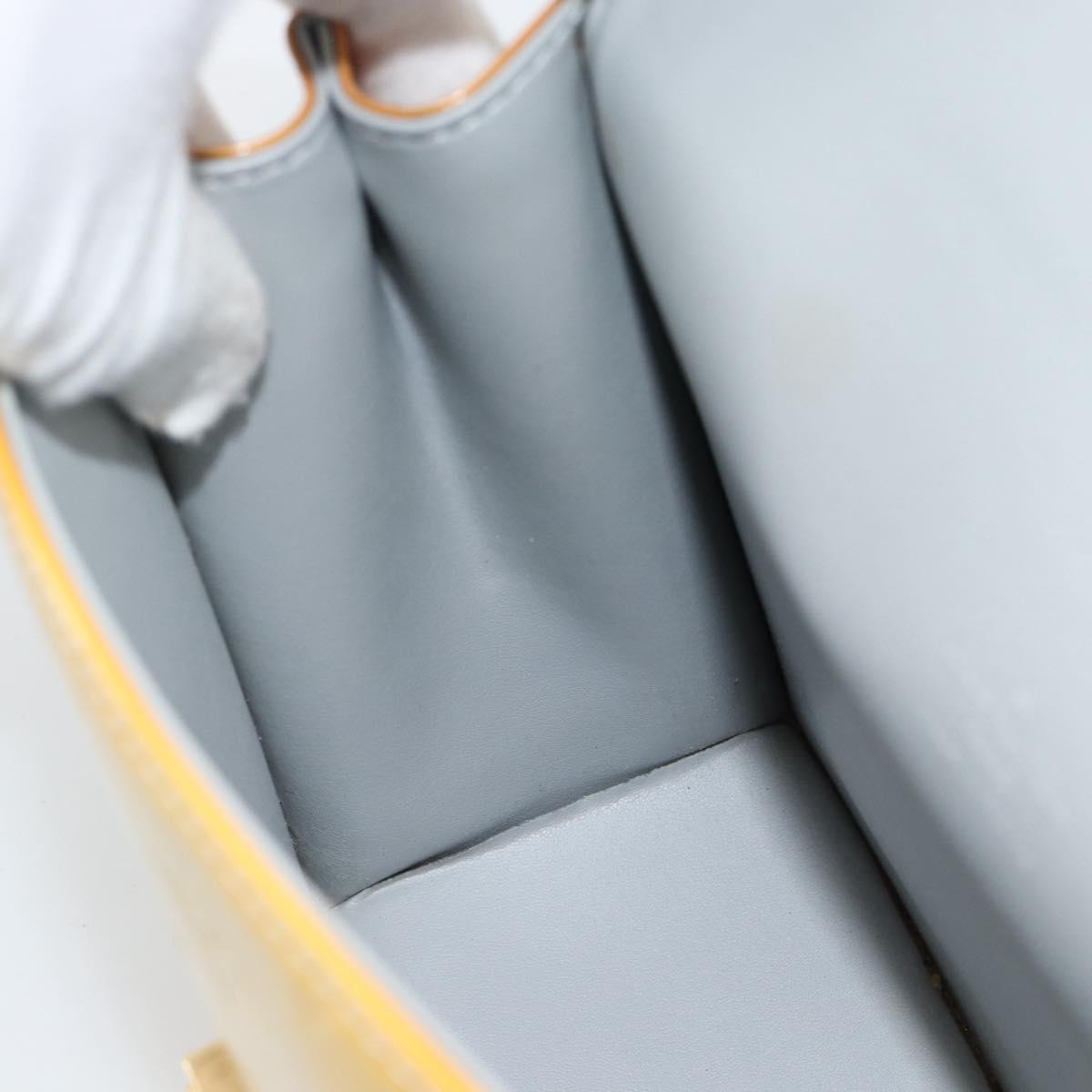 LOUIS VUITTON Monogram Vernis Spring Street Hand Bag Gris M91029 LV Auth 194572