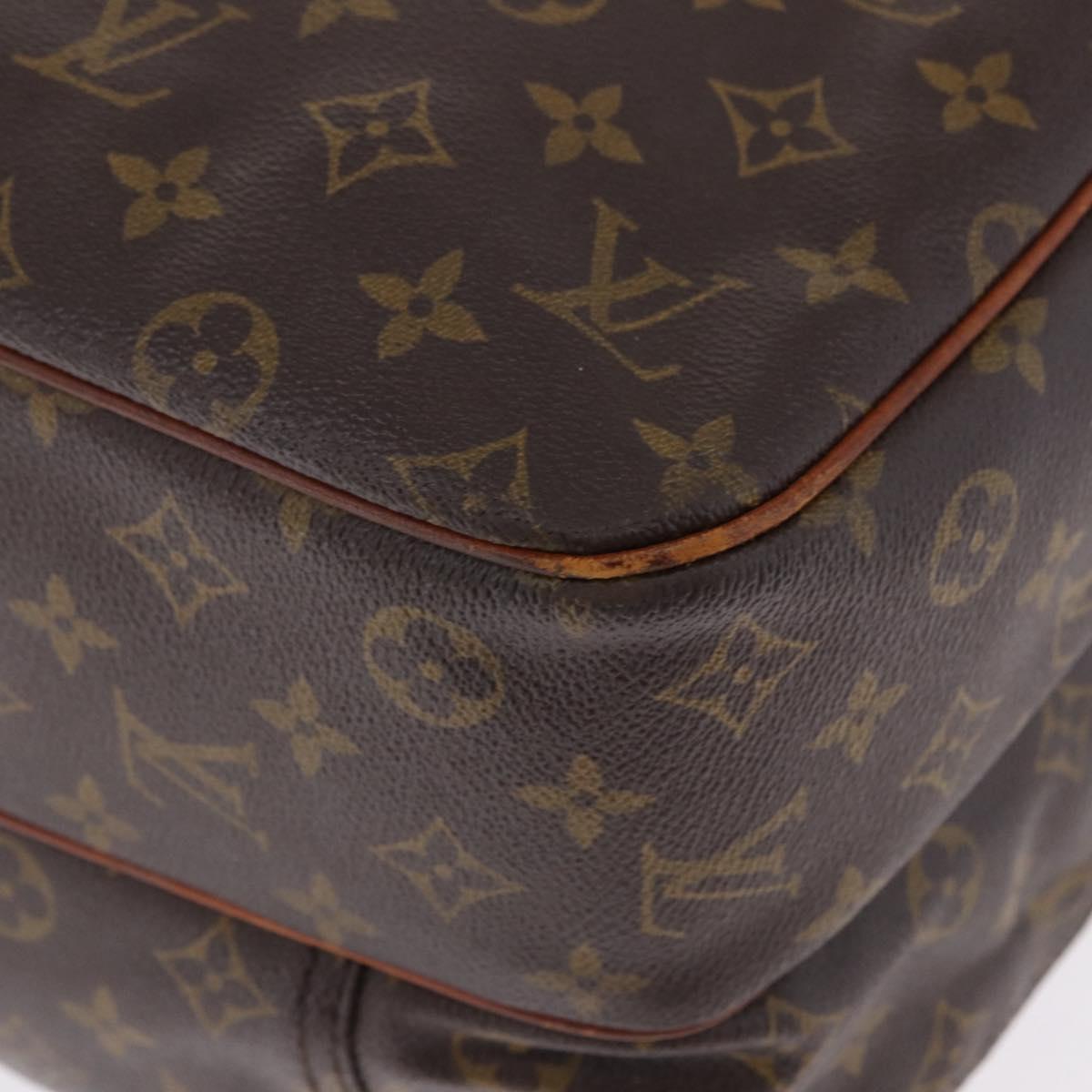 LOUIS VUITTON Monogram Alize de Poche Boston Bag 2way M41392 LV Auth 194574
