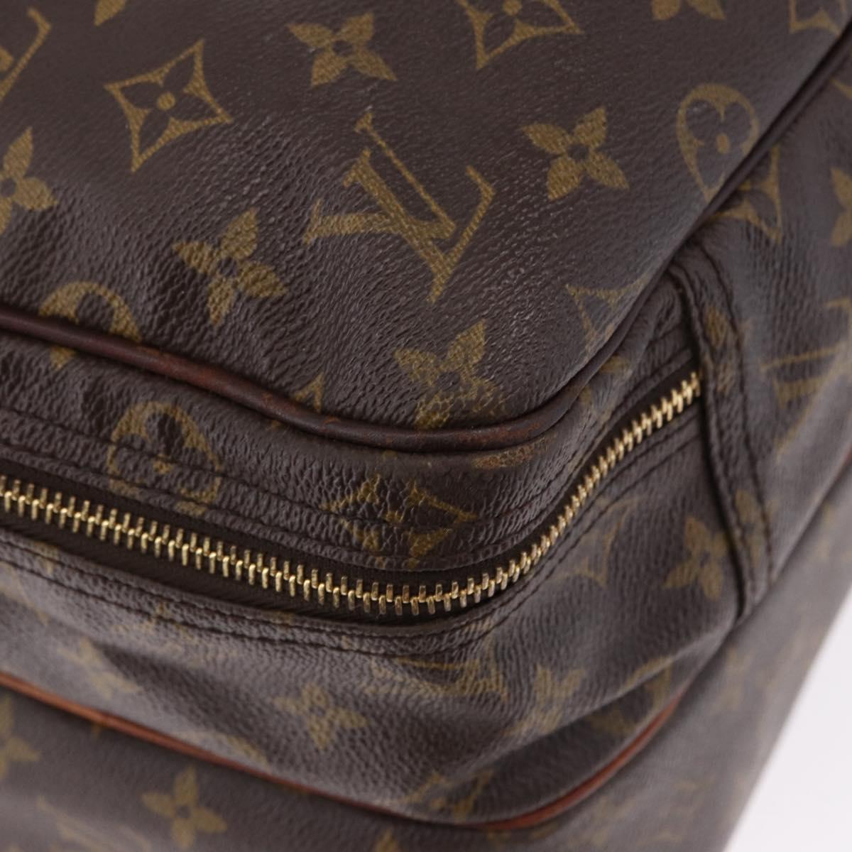 LOUIS VUITTON Monogram Alize de Poche Boston Bag 2way M41392 LV Auth 194574