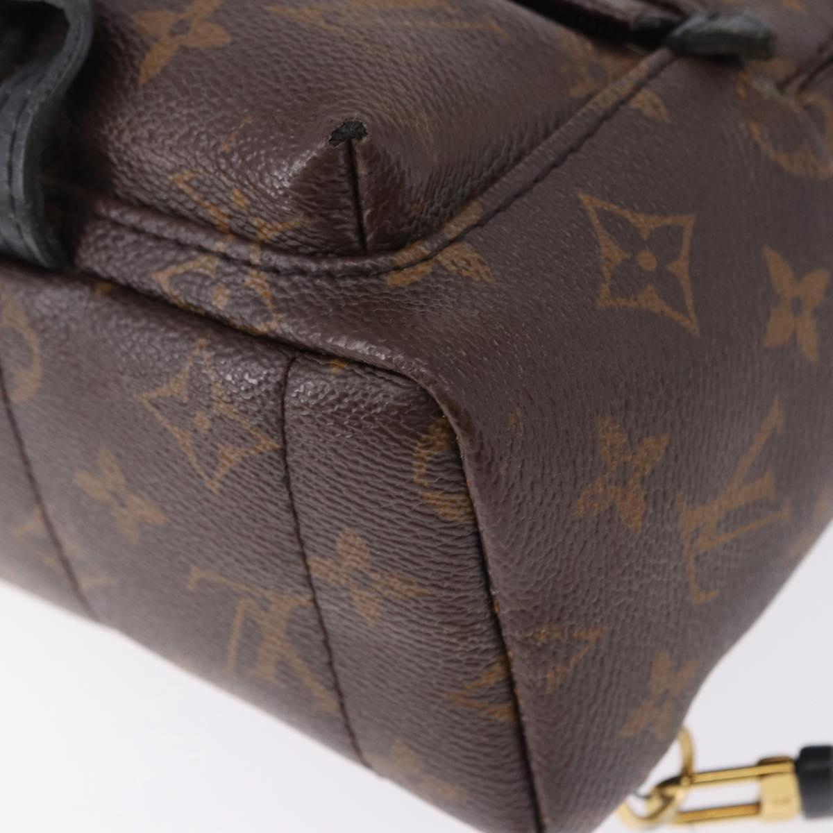 LOUIS VUITTON Monogram Palm Springs MINI Backpack M44873 LV Auth 194582