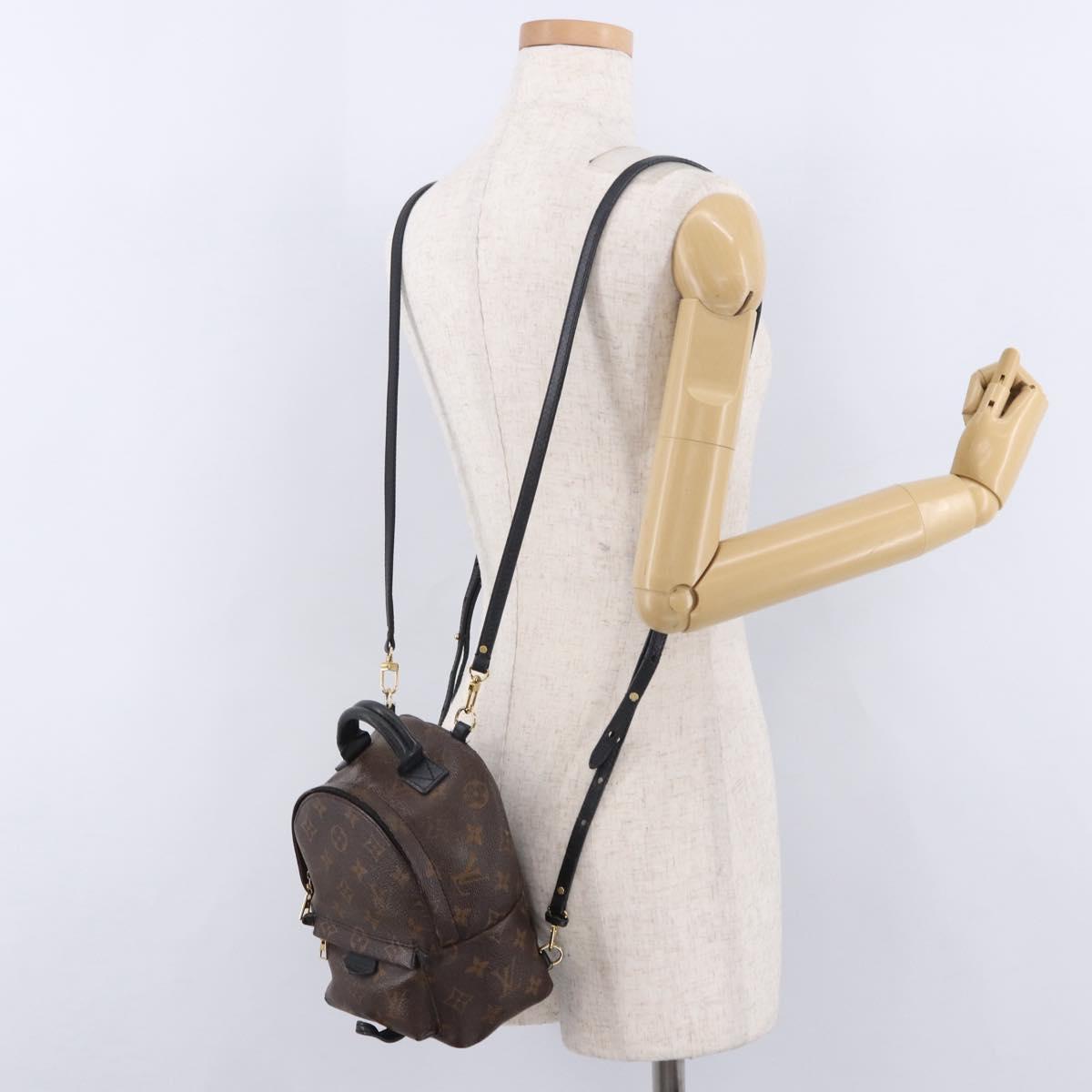 LOUIS VUITTON Monogram Palm Springs MINI Backpack M44873 LV Auth 194582