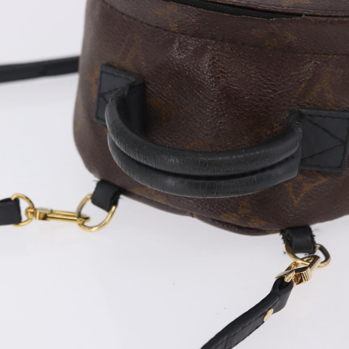 LOUIS VUITTON Monogram Palm Springs MINI Backpack M44873 LV Auth 194582