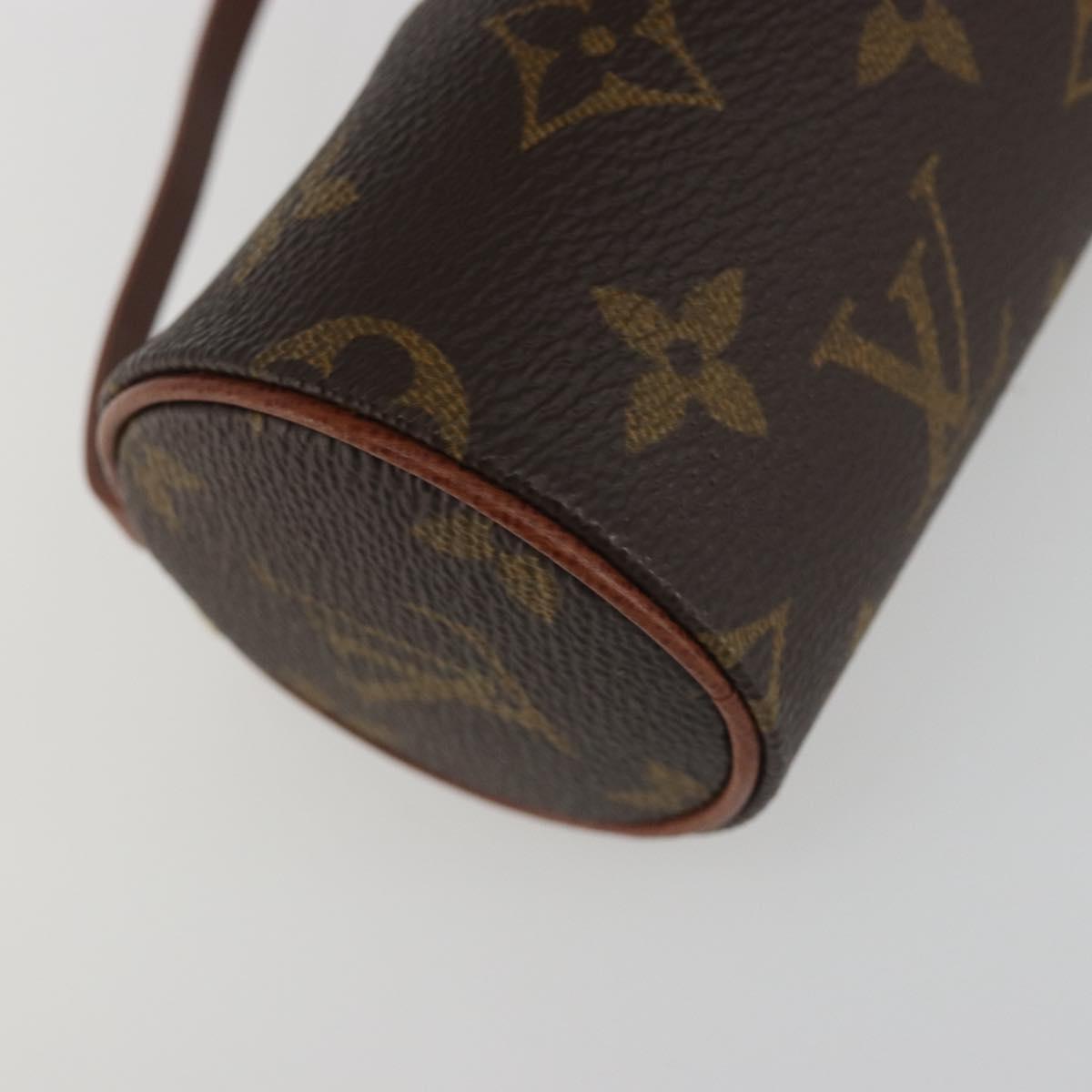 LOUIS VUITTON Monogram Papillon Pouch LV Auth 194584