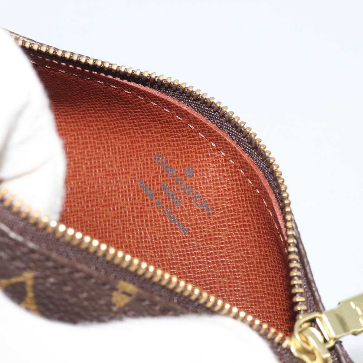 LOUIS VUITTON Monogram Papillon Pouch LV Auth 194584