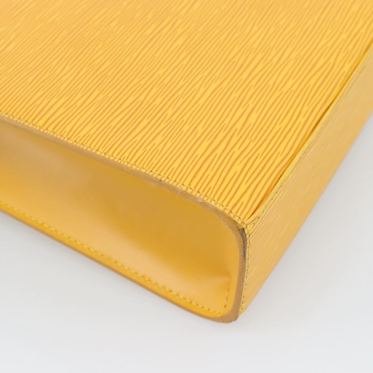 LOUIS VUITTON Epi Malesherbes Bag Tassili Yellow Jonne M52379 LV Auth 194586A