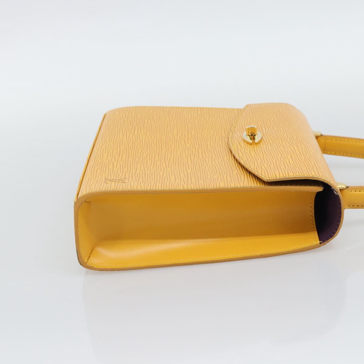 LOUIS VUITTON Epi Malesherbes Bag Tassili Yellow Jonne M52379 LV Auth 194586A