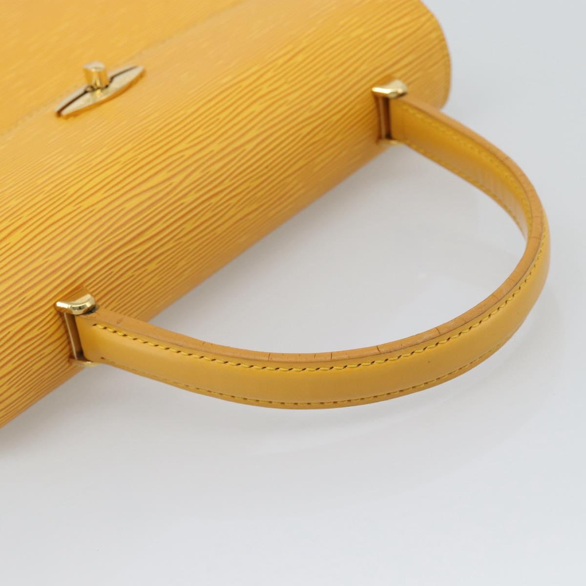 LOUIS VUITTON Epi Malesherbes Bag Tassili Yellow Jonne M52379 LV Auth 194586A