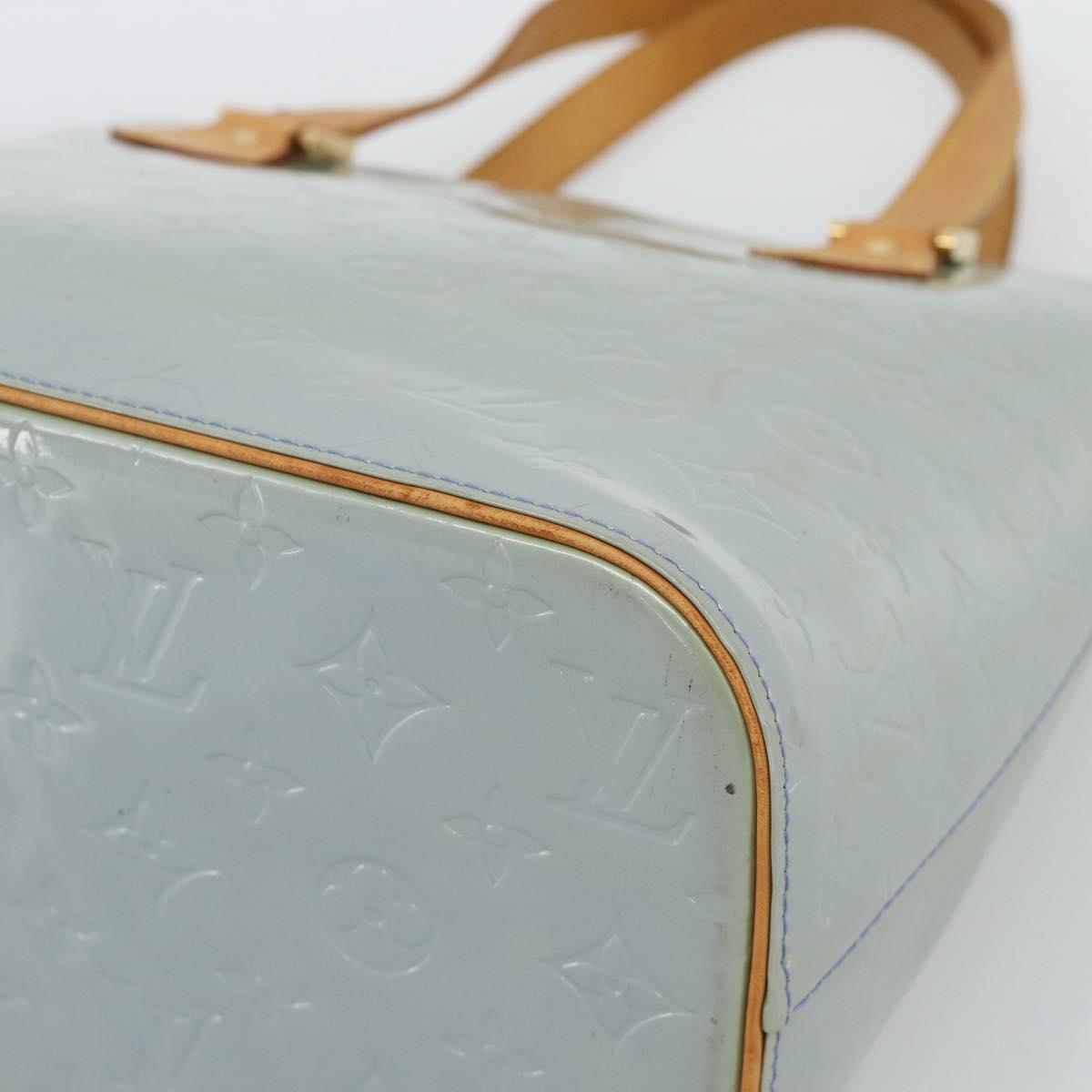 LOUIS VUITTON Monogram Vernis Houston Hand Bag Lavande M91218 LV Auth 194588