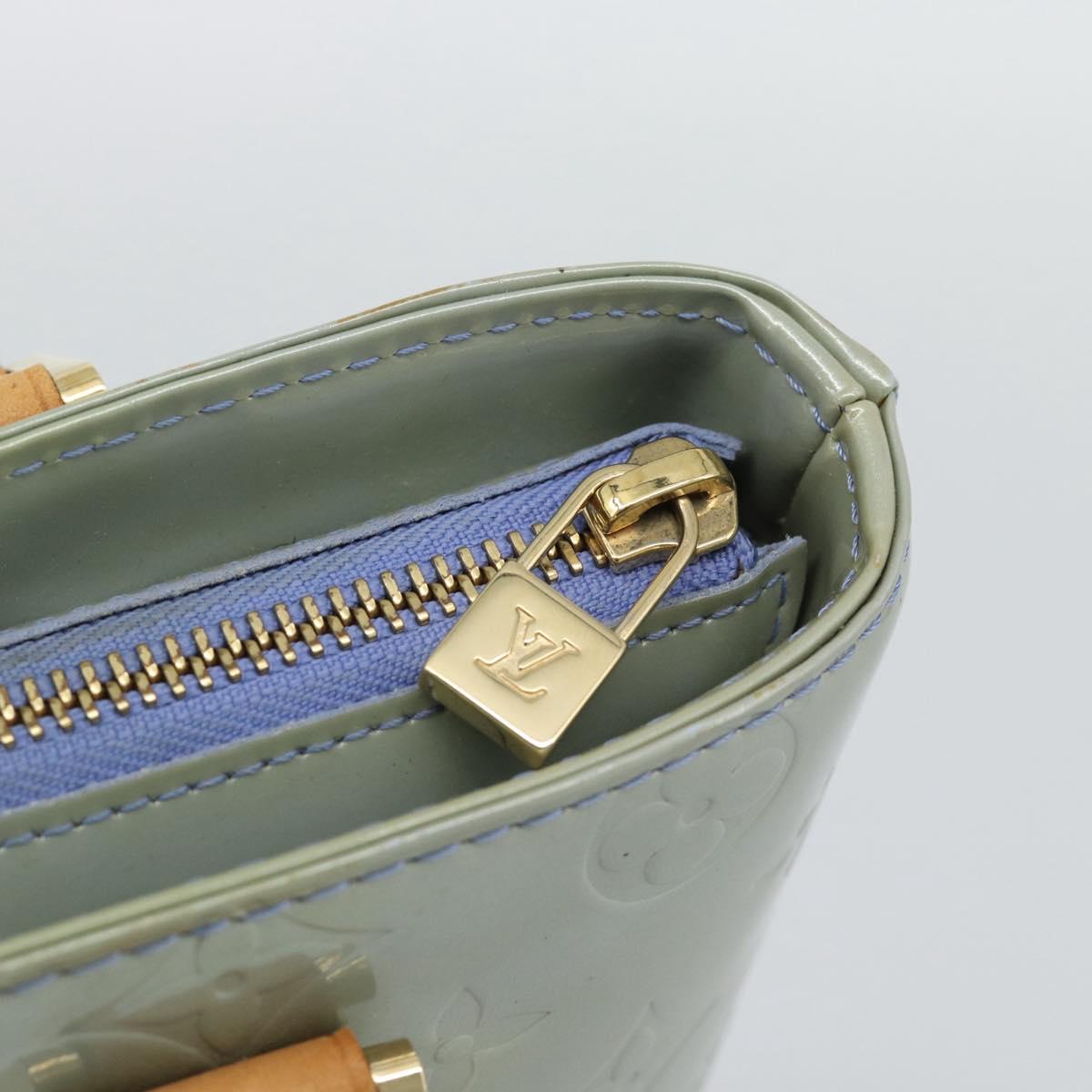 LOUIS VUITTON Monogram Vernis Houston Hand Bag Lavande M91218 LV Auth 194588