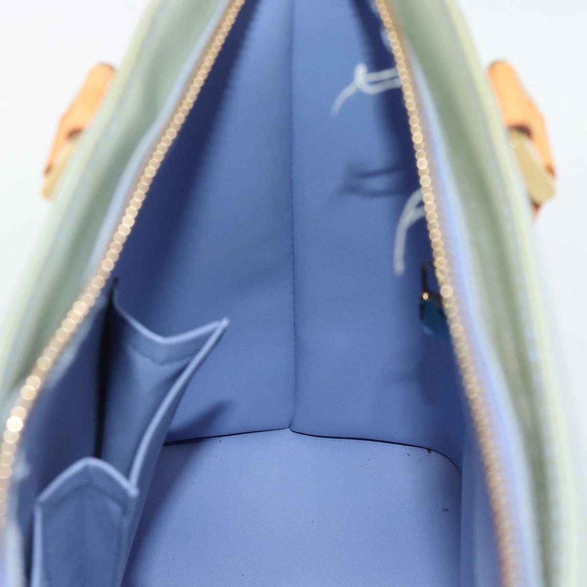 LOUIS VUITTON Monogram Vernis Houston Hand Bag Lavande M91218 LV Auth 194588
