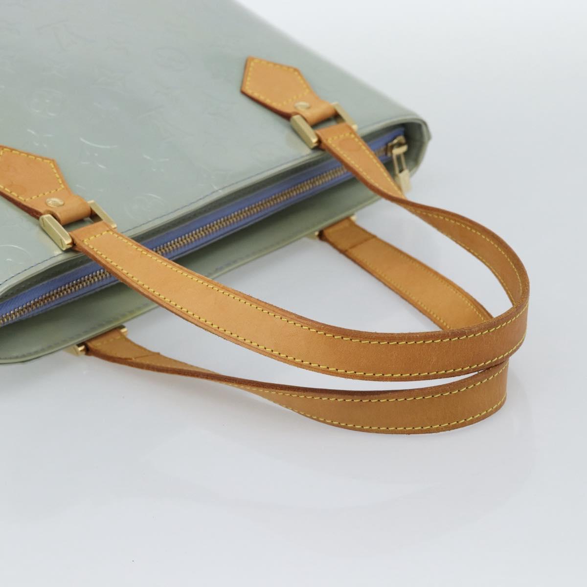 LOUIS VUITTON Monogram Vernis Houston Hand Bag Lavande M91218 LV Auth 194588