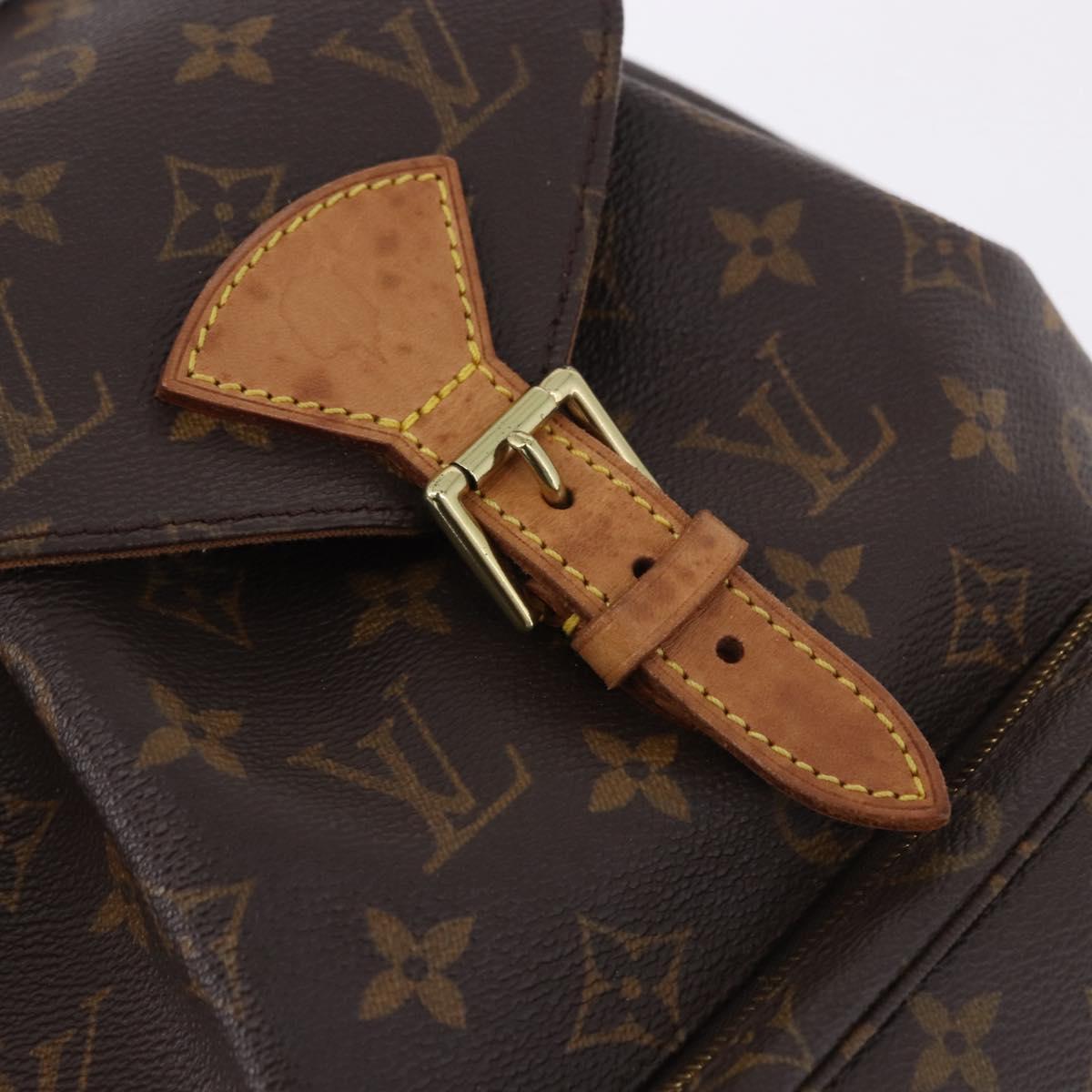 LOUIS VUITTON Monogram Montsouris MM Backpack M51136 LV Auth 194591