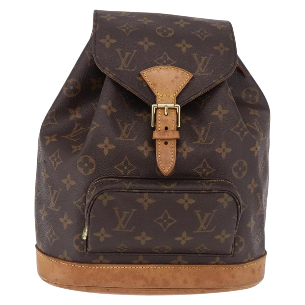 LOUIS VUITTON Monogram Montsouris MM Backpack M51136 LV Auth 194591