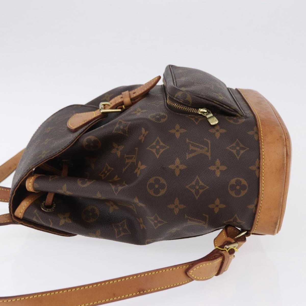 LOUIS VUITTON Monogram Montsouris MM Backpack M51136 LV Auth 194591