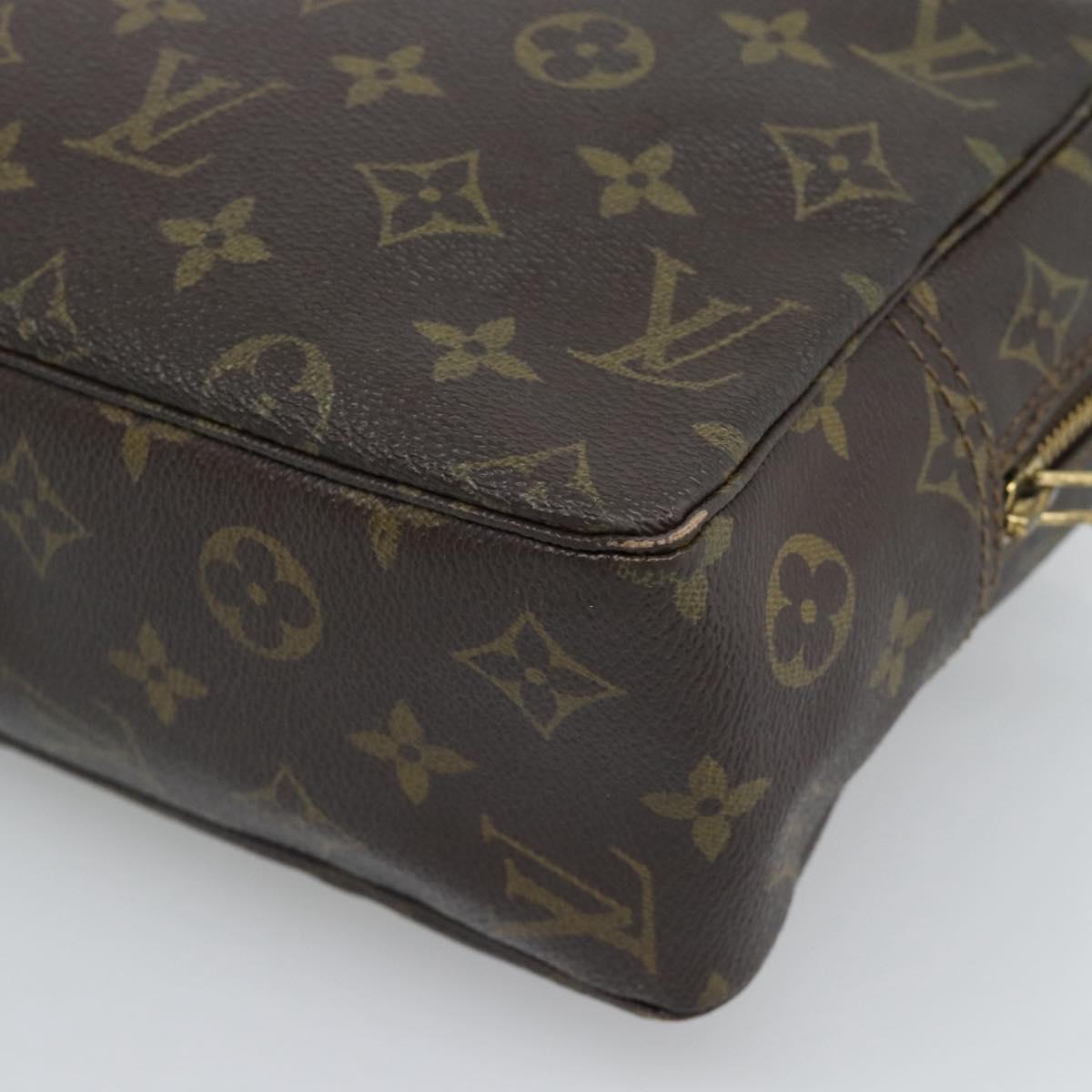 LOUIS VUITTON Monogram Trousse Toilette 28 Clutch Bag M47522 LV Auth 194597