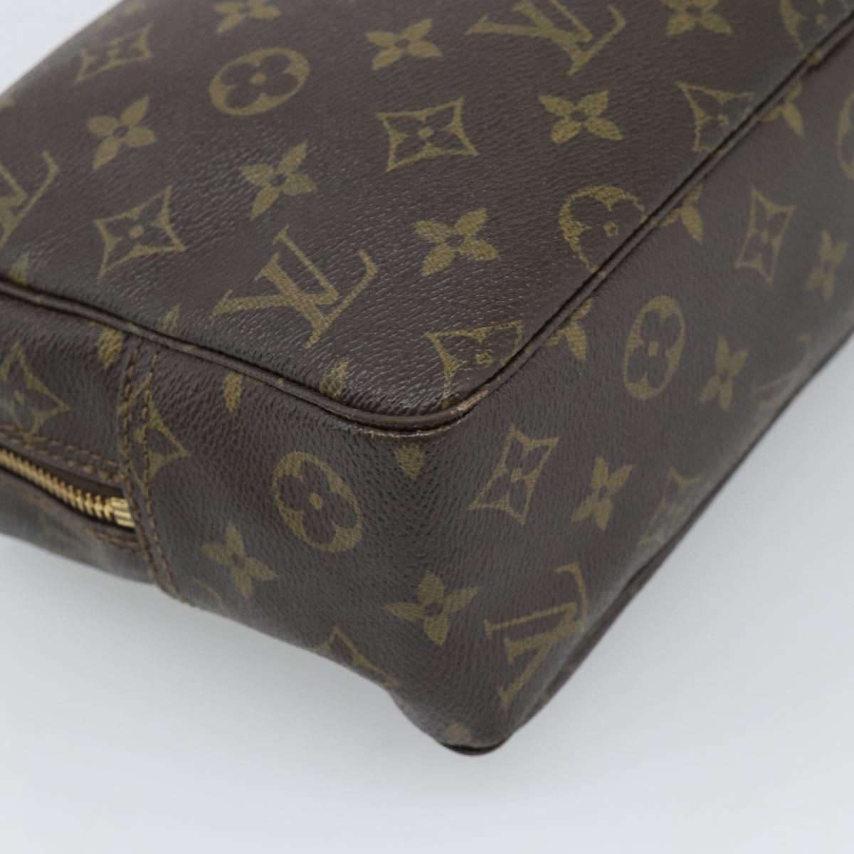 LOUIS VUITTON Monogram Trousse Toilette 28 Clutch Bag M47522 LV Auth 194597