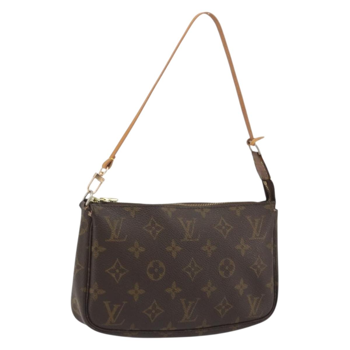 LOUIS VUITTON Monogram Pochette Accessoires Pouch M51980 LV Auth 194598