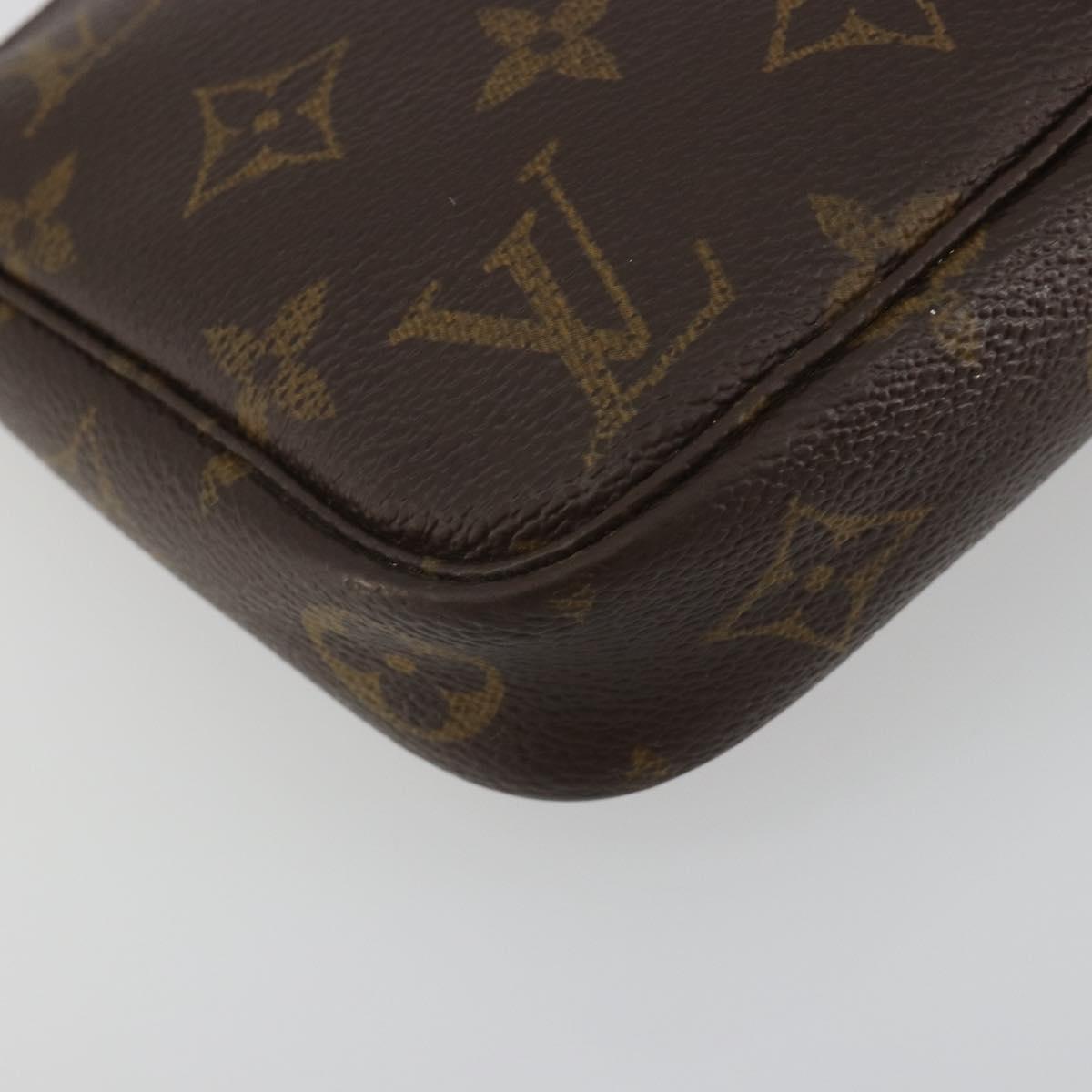 LOUIS VUITTON Monogram Pochette Accessoires Pouch M51980 LV Auth 194598