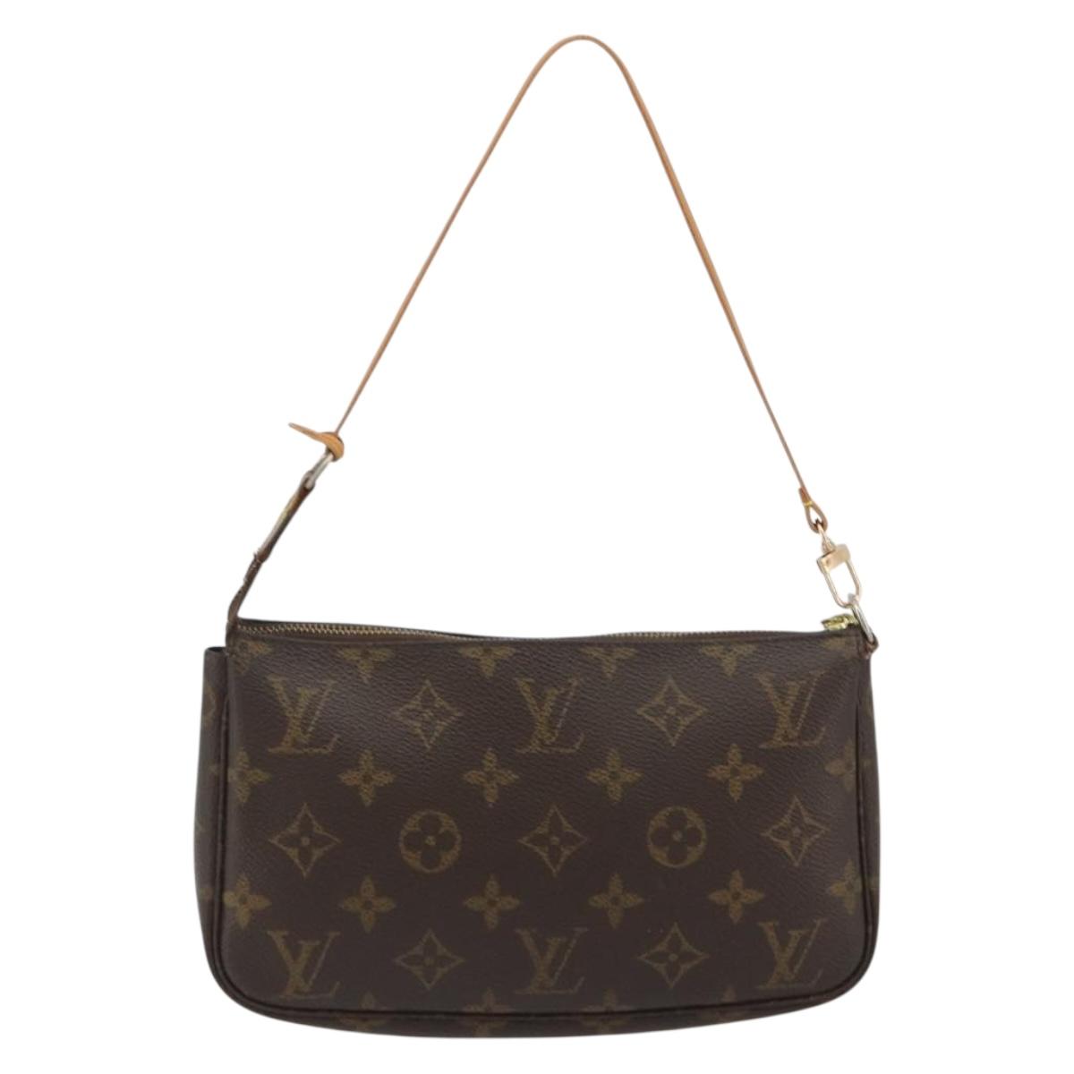 LOUIS VUITTON Monogram Pochette Accessoires Pouch M51980 LV Auth 194598