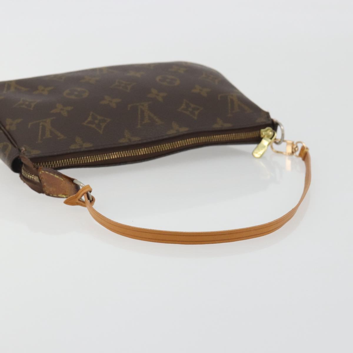 LOUIS VUITTON Monogram Pochette Accessoires Pouch M51980 LV Auth 194598