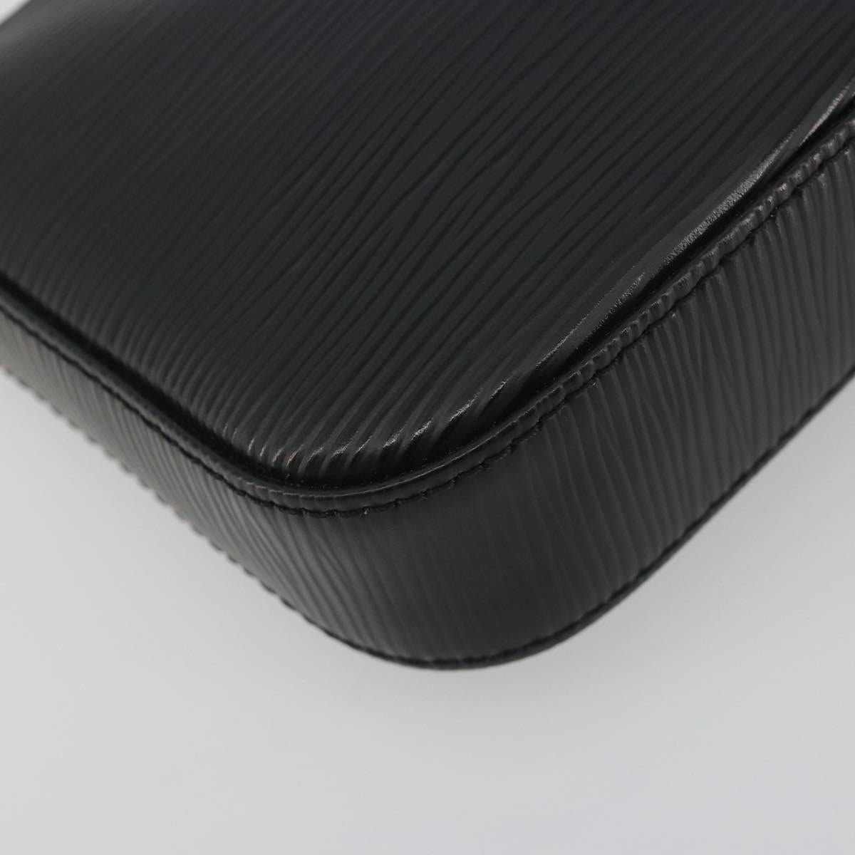 LOUIS VUITTON Epi Pochette Accessoires Pouch Black M52982 LV Auth 194599V