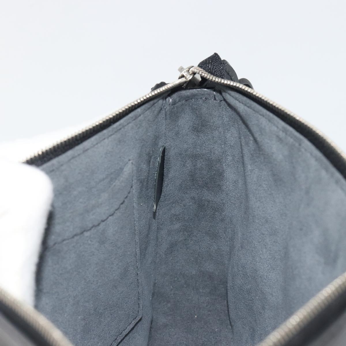 LOUIS VUITTON Epi Pochette Accessoires Pouch Black M52982 LV Auth 194599V