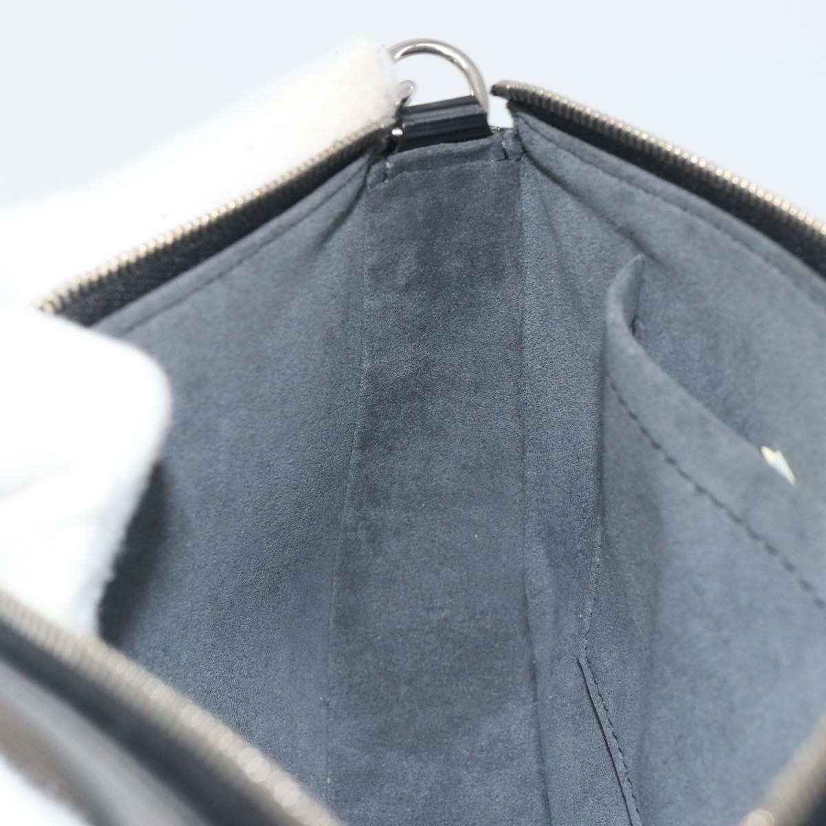 LOUIS VUITTON Epi Pochette Accessoires Pouch Black M52982 LV Auth 194599V