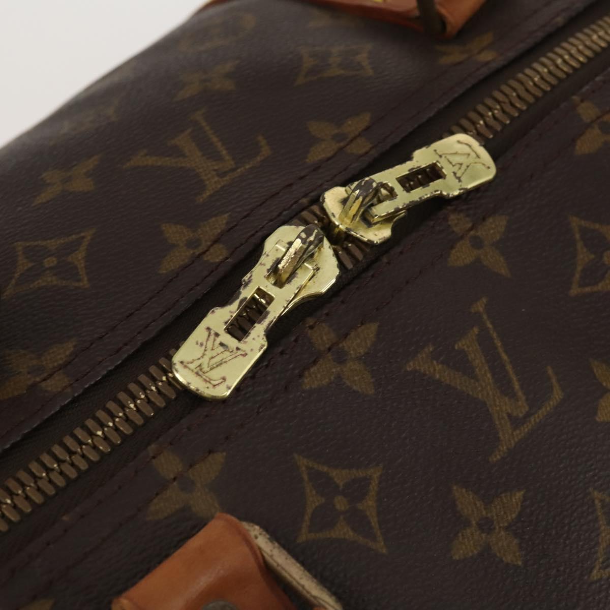 LOUIS VUITTON Monogram Keepall 60 Boston Bag M41422 LV Auth 194600
