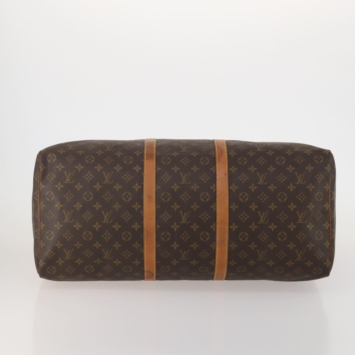LOUIS VUITTON Monogram Keepall 60 Boston Bag M41422 LV Auth 194600
