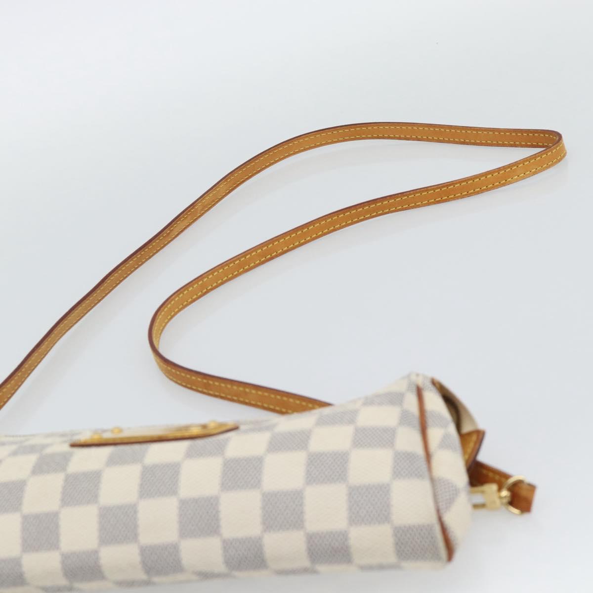 LOUIS VUITTON Damier Azur Eva Shoulder Bag 2way N55214 LV Auth 194601