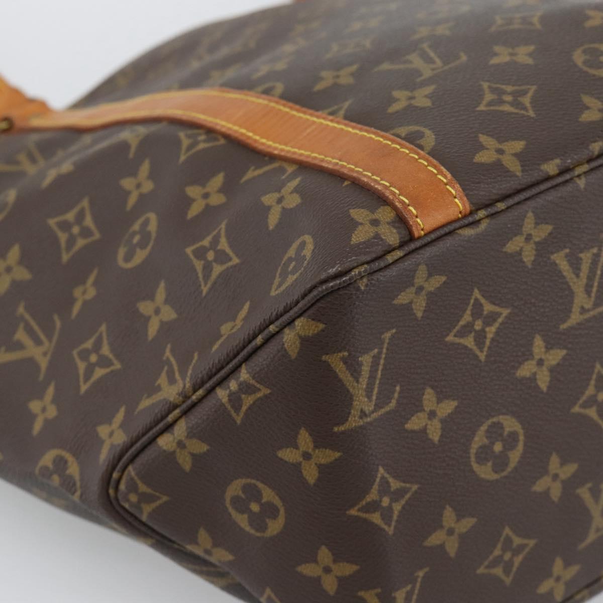 LOUIS VUITTON Monogram Sac Shopping Tote Bag M51108 LV Auth 194604