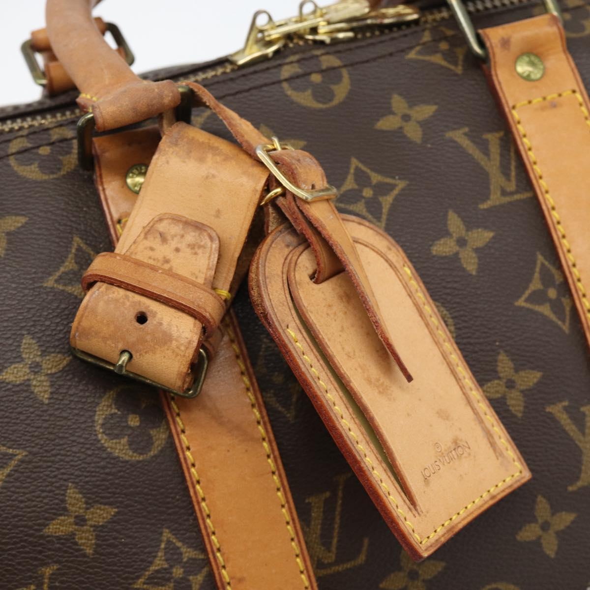 LOUIS VUITTON Monogram Keepall 45 Boston Bag M41428 LV Auth 194605